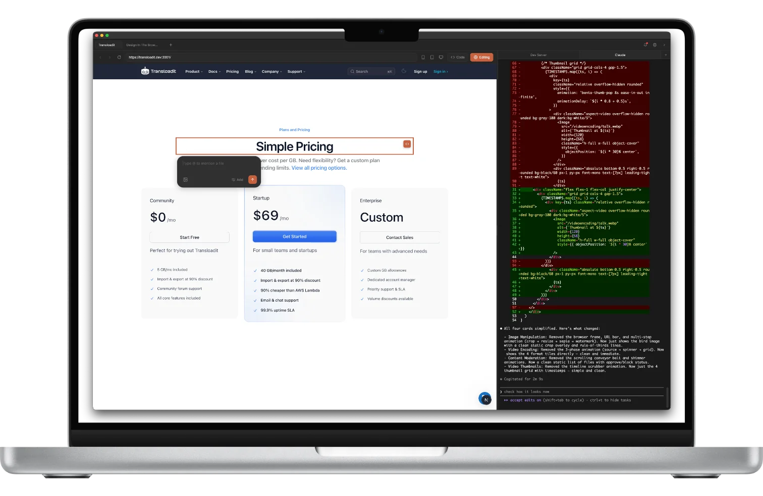 Design in the Browser product screenshot